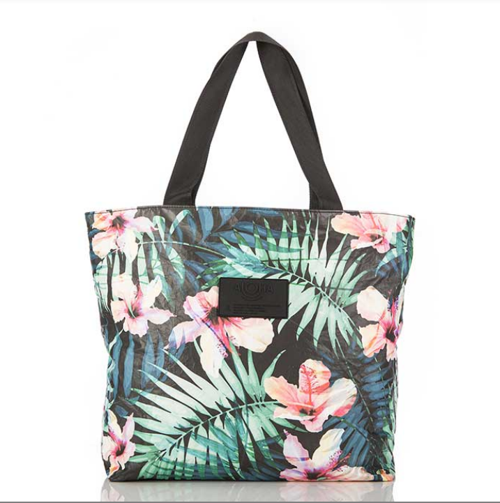 Aloha Collection バッグ 花柄 ALOHA アロハコレクション リバーシブルトートバッグ レディース